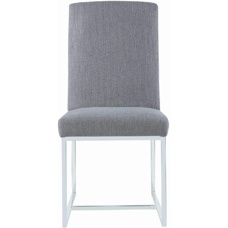 Homlpope Fabric Upholstered Metal Parsons Chair Wayfair